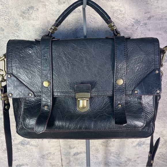 orYANY Julia Leather Satchel Messenger Bag - Picture 2 of 15